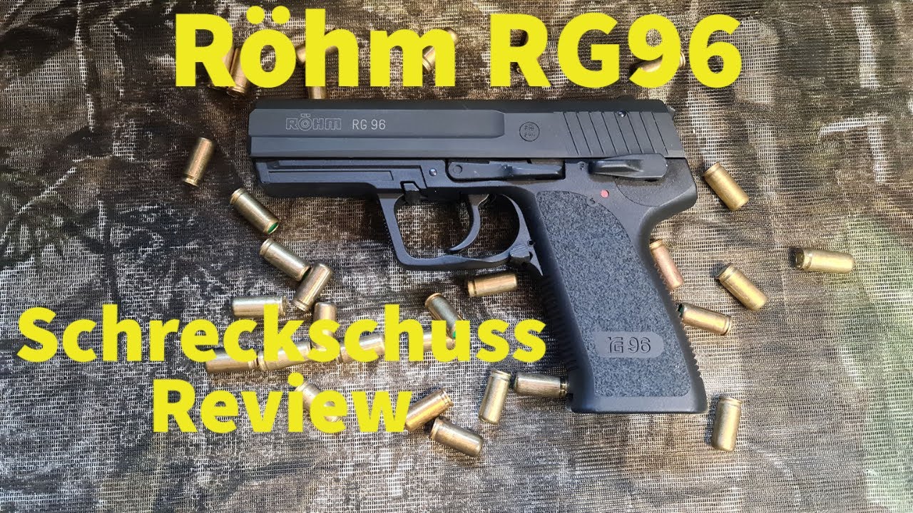 RÖHM RG96 Schreckschuss Pistole Review + Schusstest