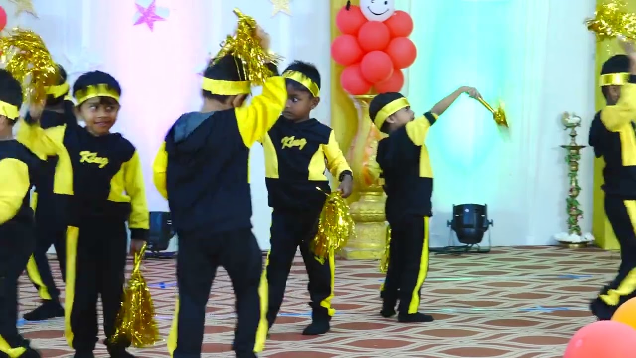 Jaisan Preschool Nilakottai 3rd annual day celebration prekg boys  dance
