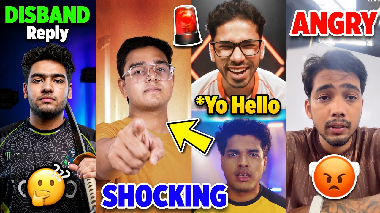 TAG in Semi FINAL But...😮 Very ANGRY😡 SouL DISBAND reply Legit🥶 Saumraj Savage, Scout, BGMI Team,new