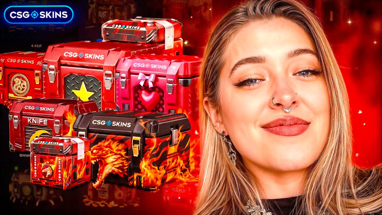 🩸 OTWIERAM TYLKO CZERWONE SKRZYNKI na CSGO-SKINS 💸