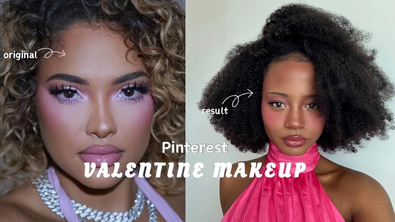 Easy Pink Valentine's Day Makeup Tutorial (Pinterest Inspired)