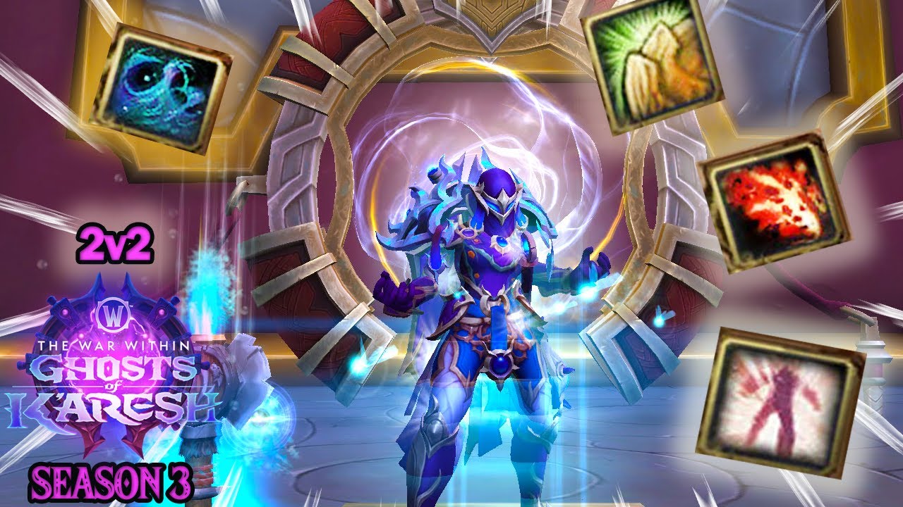 СЕЗОН 3! PVP-АРЕНА 2 на 2 с шаманом-реставратором (WoW: Война Внутри) [Обновление 11.2] 💧💎