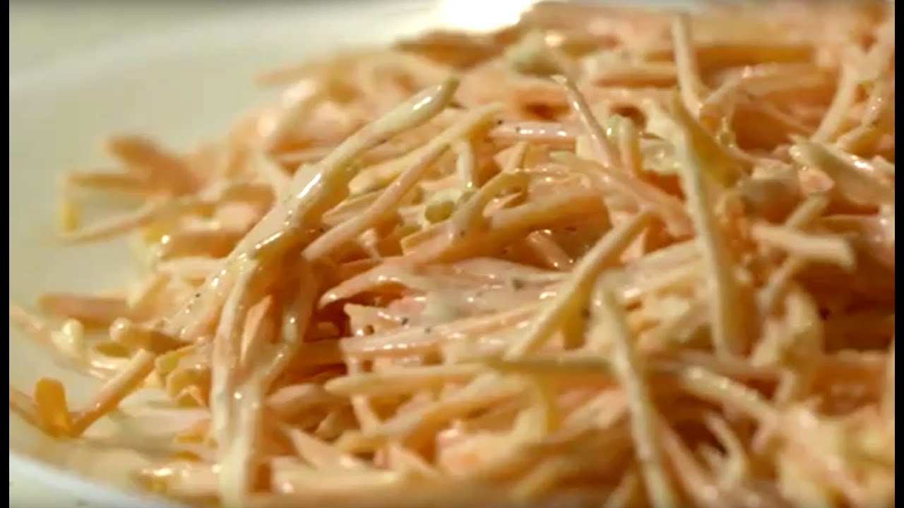 [ * Karottensalat mit Knoblauch * ] [ * Salat aus Karotten * ] Lecker und schnell. Einfaches Rezept.