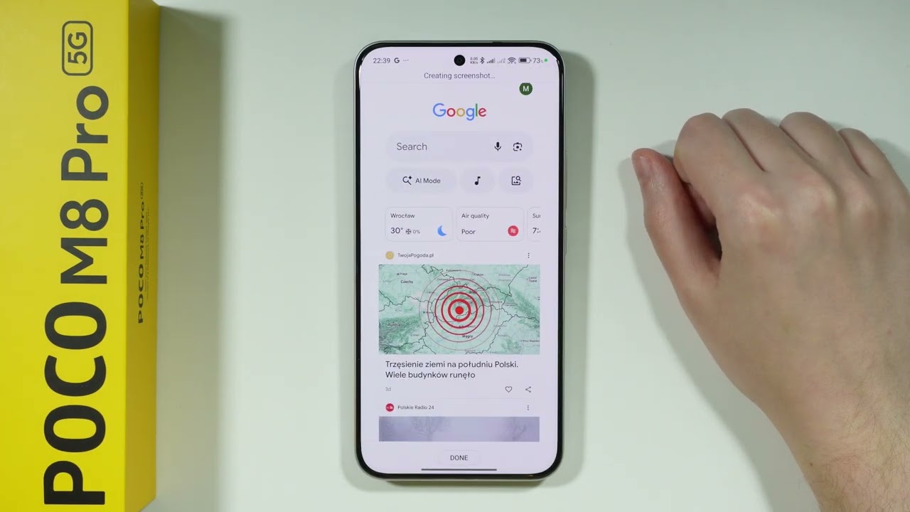 POCO M8 Pro 5G: How to Take Long Screenshot (Scrolling Screenshot)