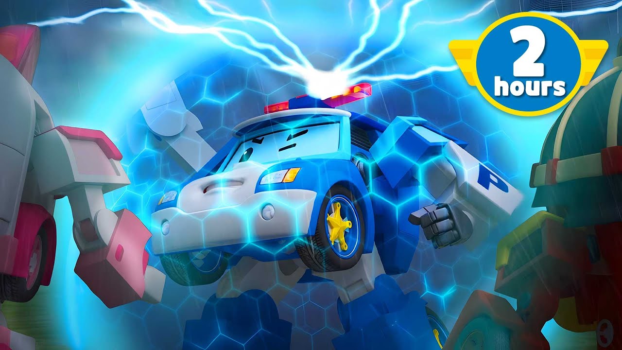 POLI's Lightning Shield│POLI 2 Hour Compilation│Thunder and Lightning│2 Hour Series│Robocar POLI TV