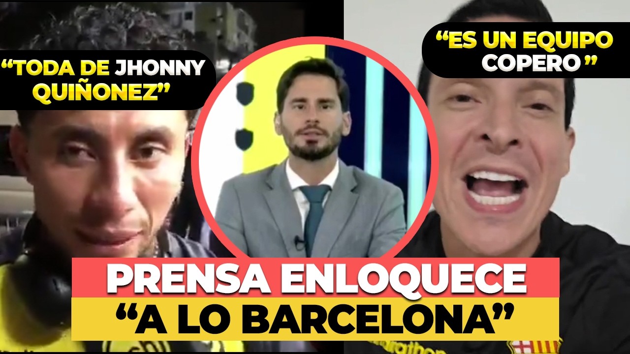 ASÍ REACCIONÓ el Ecuador a la CLASIFICACIÓN de BARCELONA SC