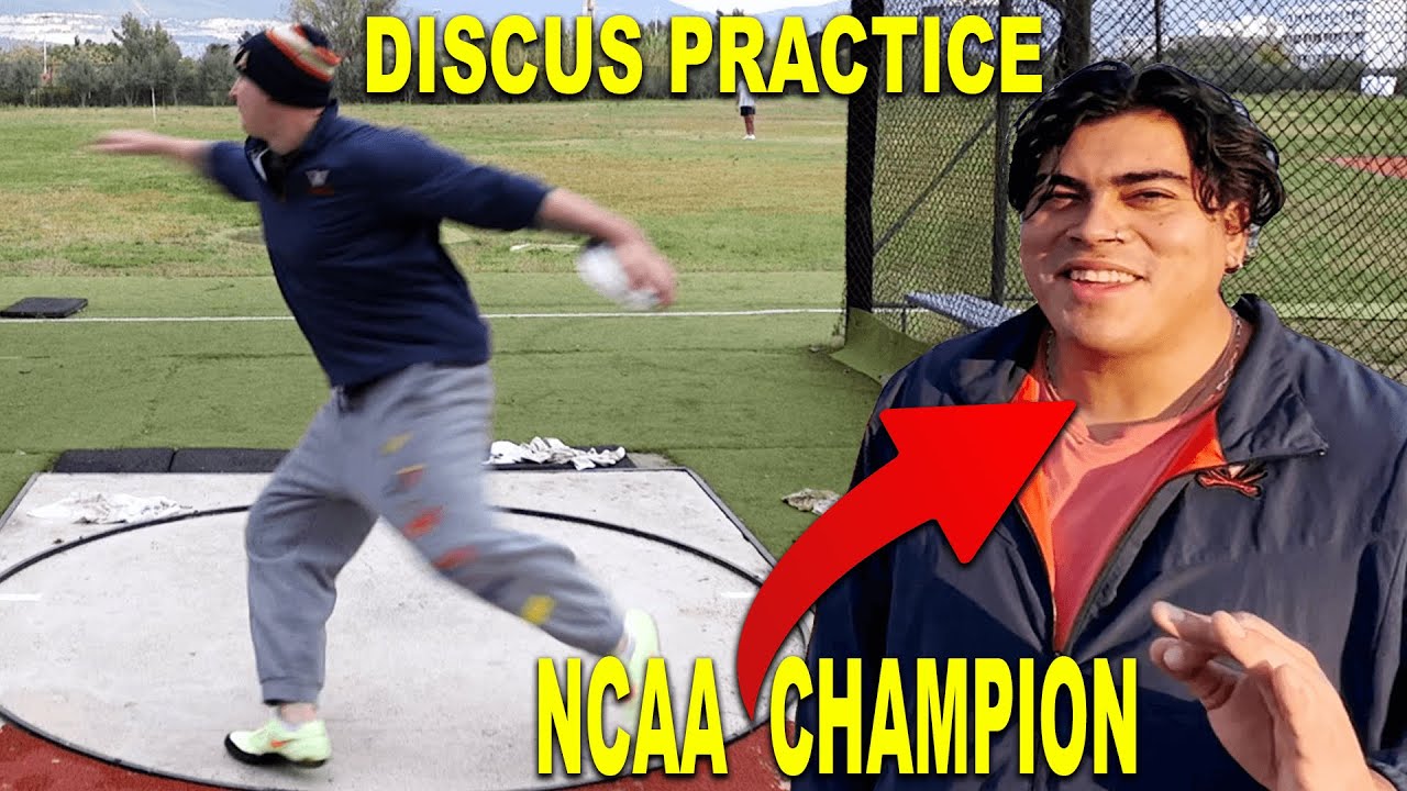 Discus Practice with the NCAA Champion - Claudio Romero