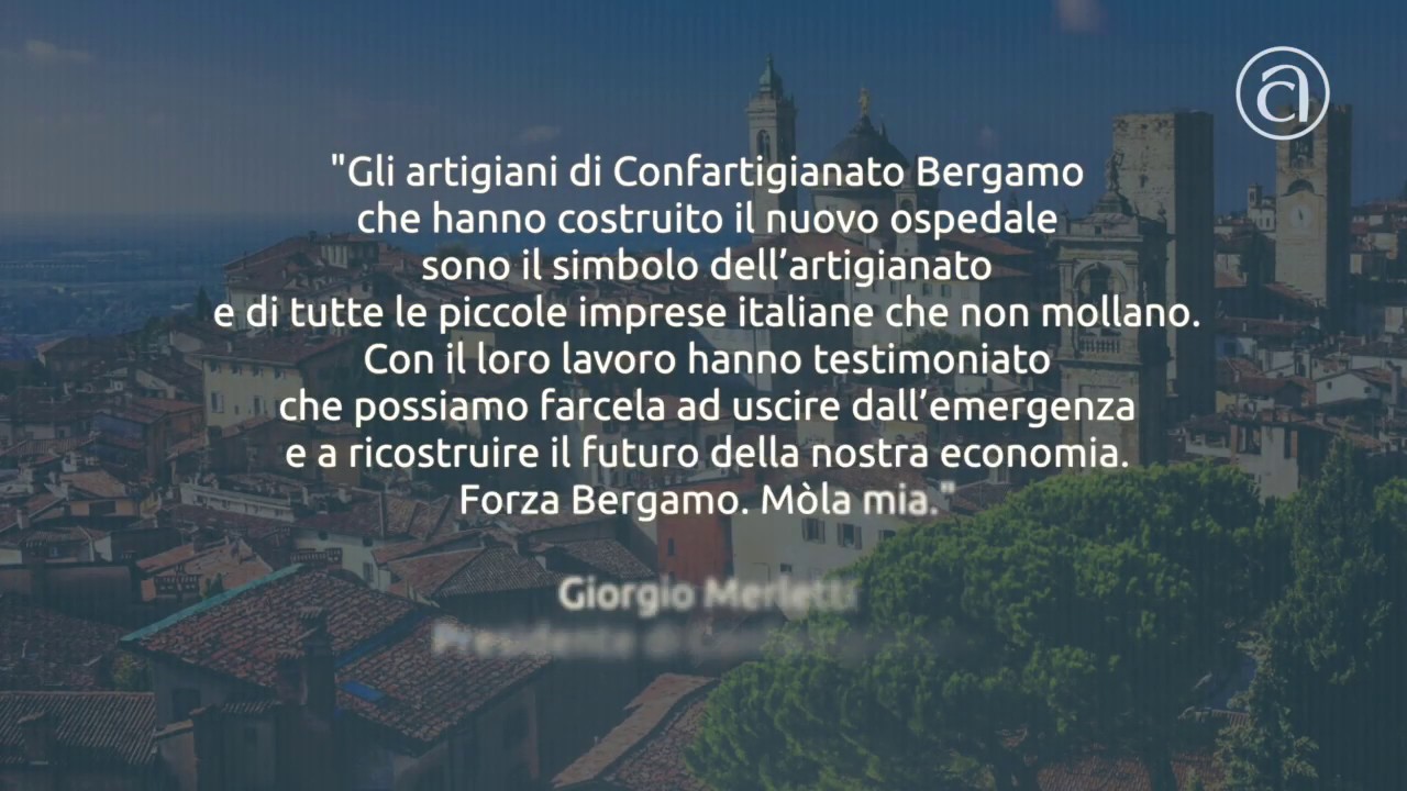 Gli artigiani di Bergamo che hanno fatto l'ospedale degli Alpini