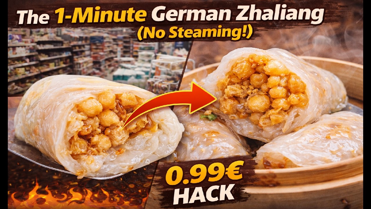 German-style Zhāliáng in one minute in a pan…without steaming?!