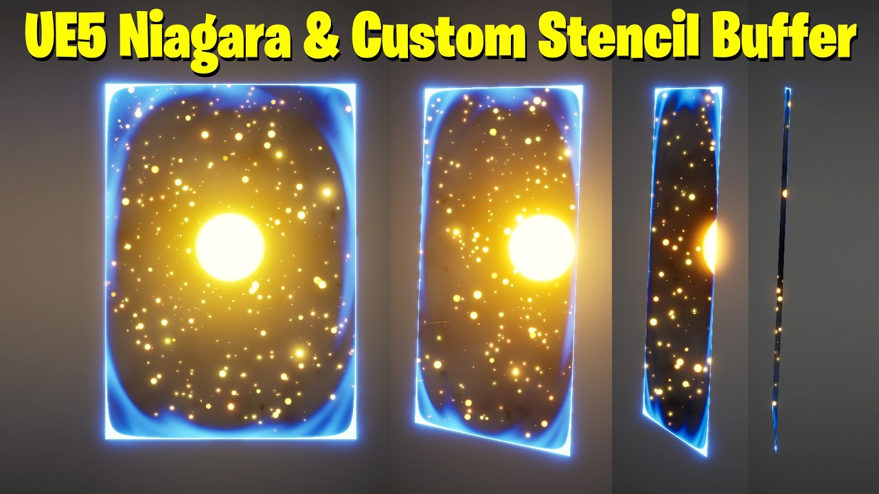UE5 Niagara & Custom Stencil Buffer Showcase 👉 How to Use