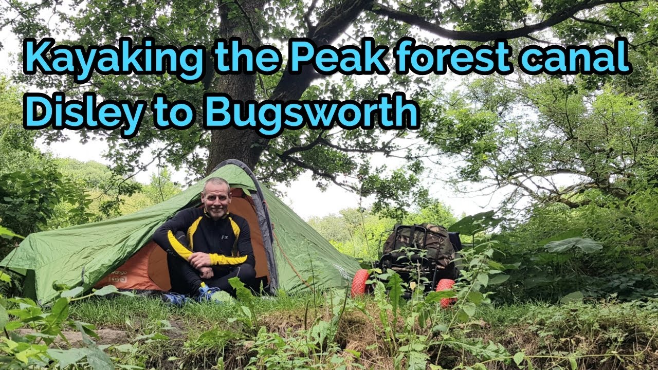 intex explorer K2 kayak Peak Forest canal wild camp