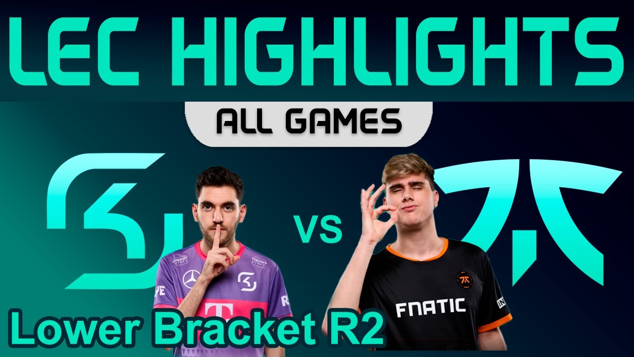 SK vs FNC ALL GAMES Highlights LEC Winter 2024 Lower Bracket 2024 SK Gaming vs Fnatic by Onivia