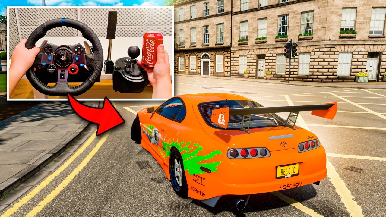 NO VOLANTE COM SUPRA DO VELOZES E FURIOSOS! FORZA HORIZON 4 SIMULADOR DE DRIFT (LOGITECH G29)