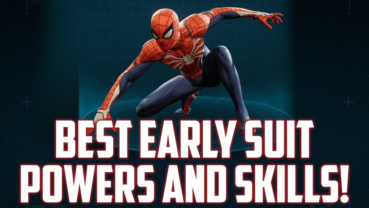 SPIDER-MAN PS4 ►Best Early Suit Powers and Skills (EASY & FAST GUIDE!)