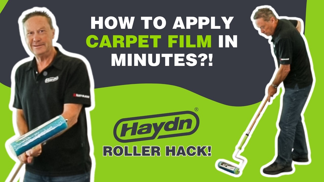 Apply Carpet Film in MINUTES?! 🤯 Haydn’s Game-Changing Roller Hack!