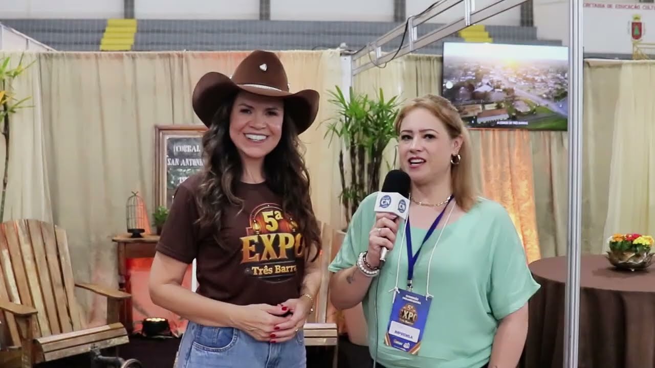 Prefeita Ana Claudia Quege na 5ª Expo Três Barras