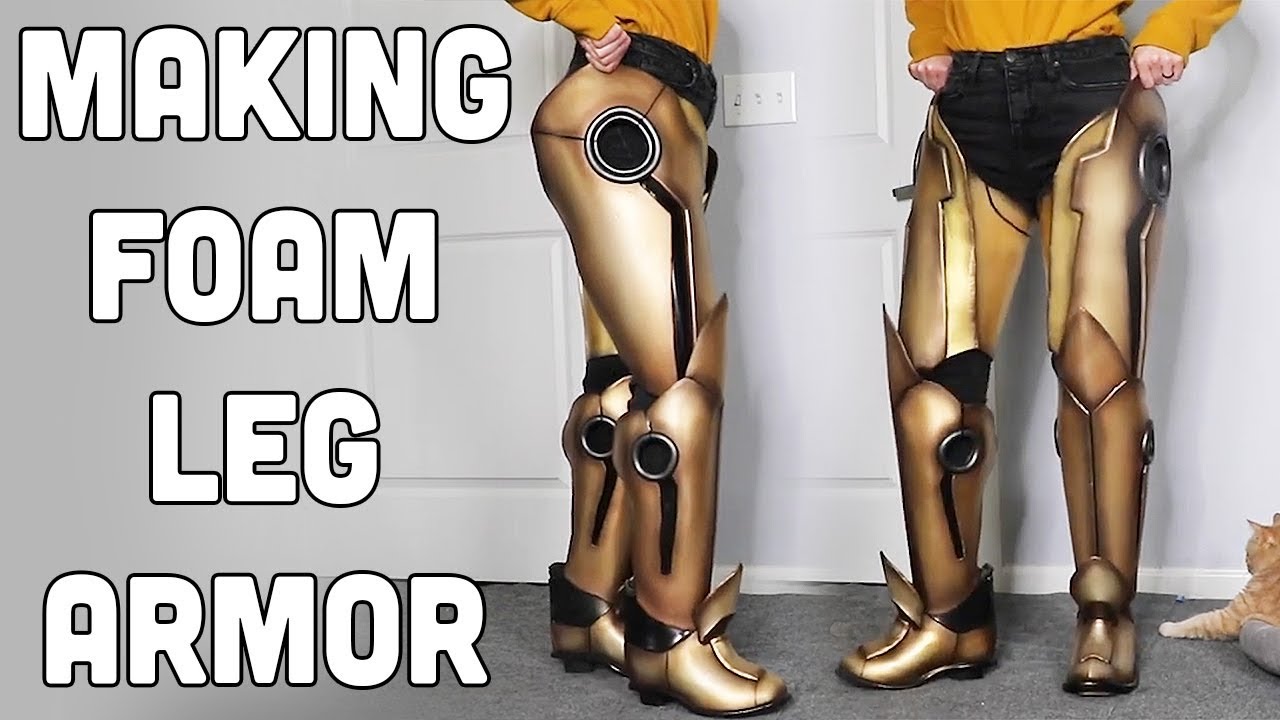 Making Foam Shin and Thigh Armor [Samus from Metroid]