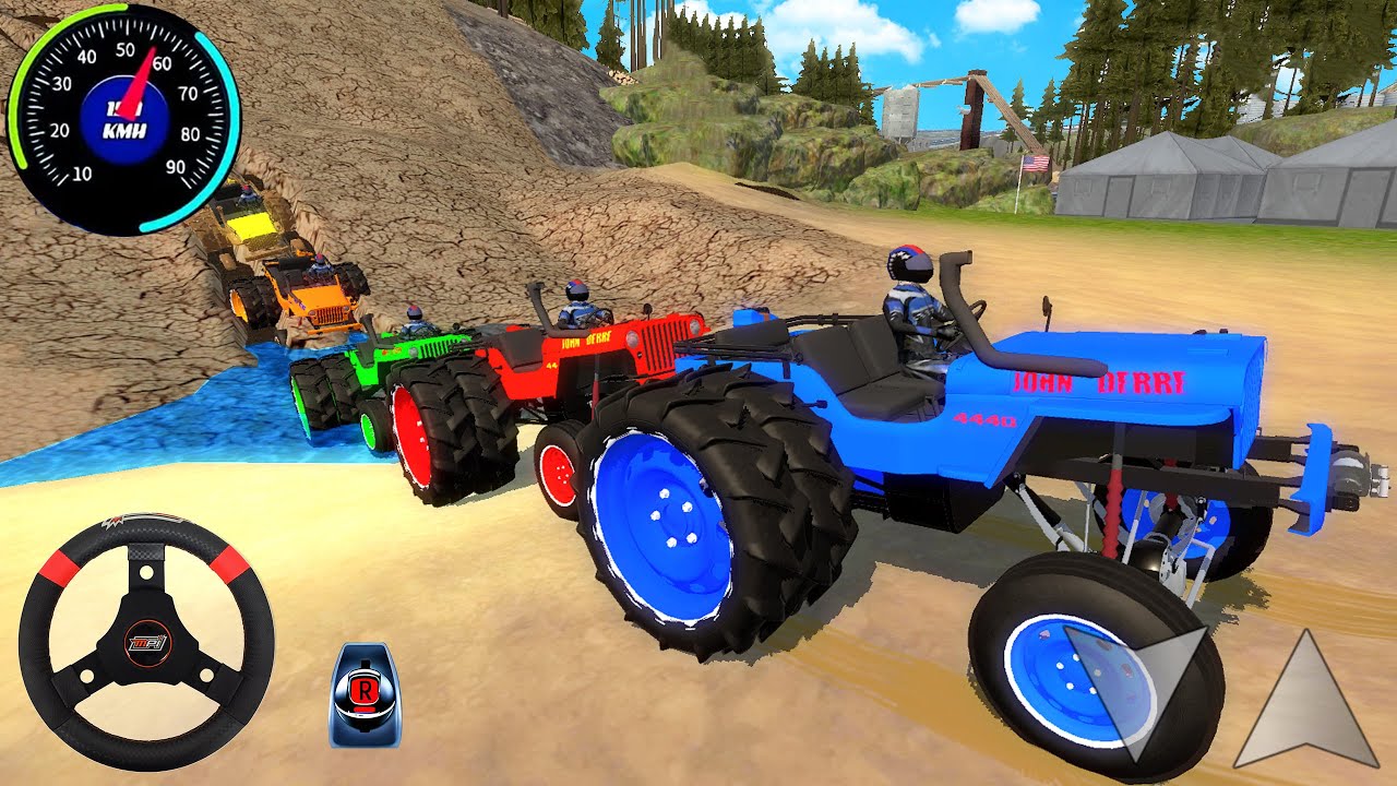 Driving Tractor Offroad Simulator 2026 - Racing Farming Transport Walkthrough - Android IOS GamePlay