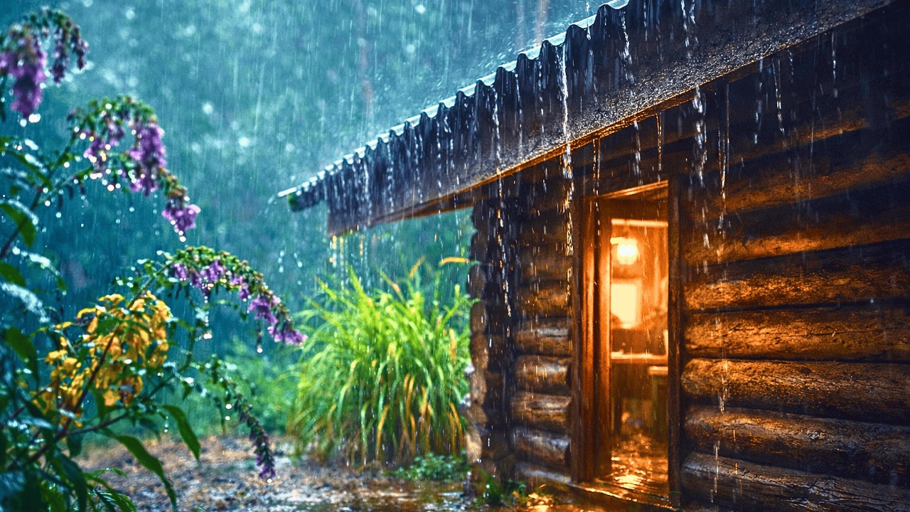 Som de Chuva Relaxante para Calma Interior | Barulho de Chuva no Telhado para Relaxar Profundamente