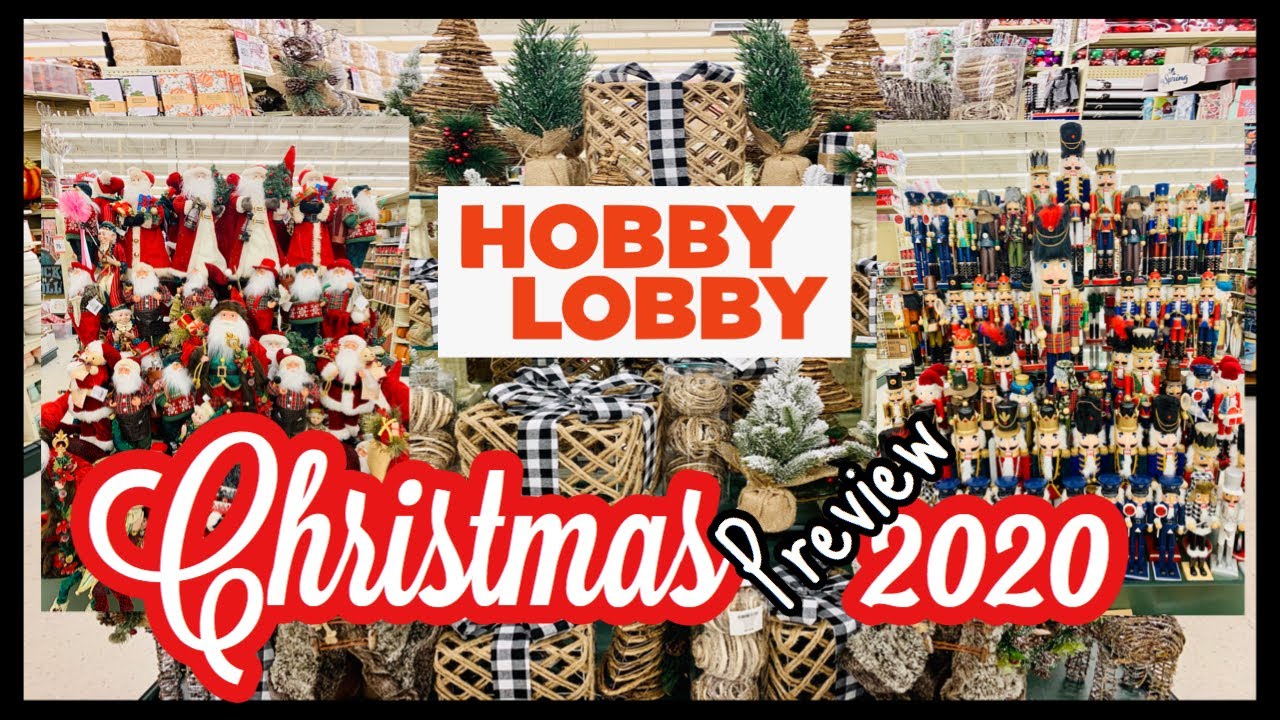 HOBBY LOBBY CHRISTMAS DECORATIONS 2020 PREVIEW ~ CHRISTMAS HOME DECOR 2020 ~ SHOP WITH ME