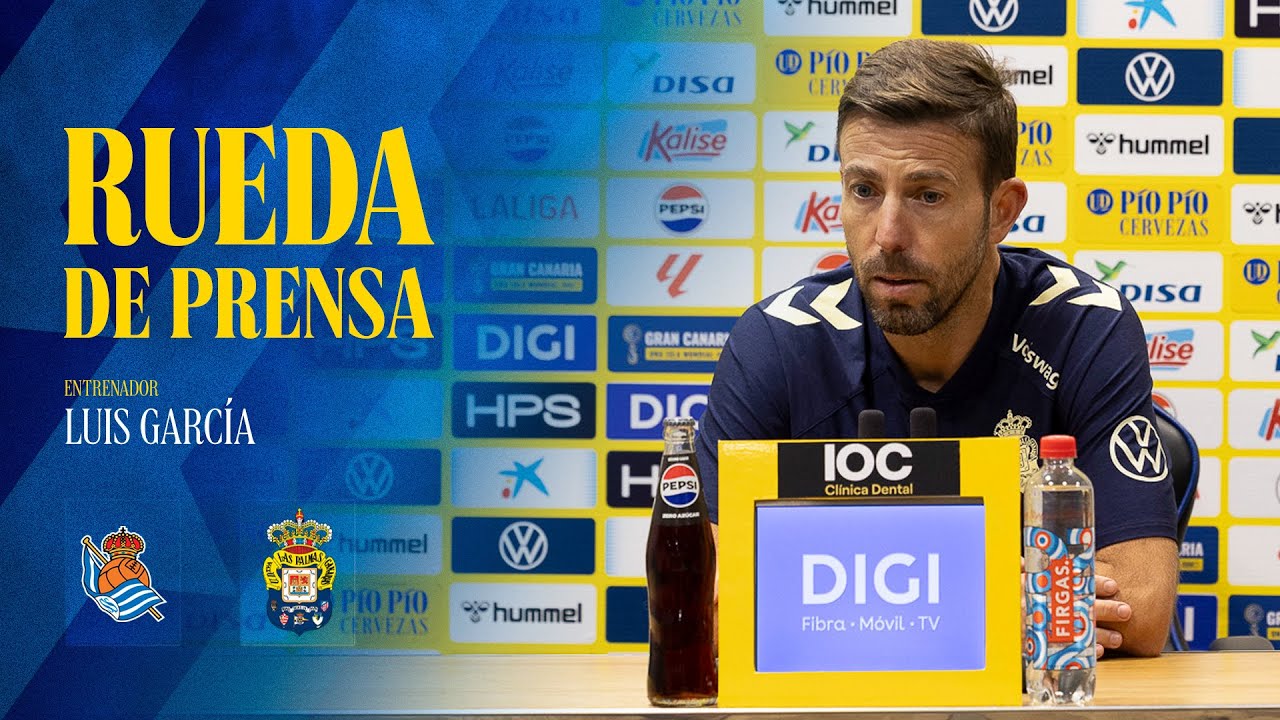 Rueda de prensa de Luis García previa al partido Real Sociedad B vs UD Las Palmas | UD Las Palmas