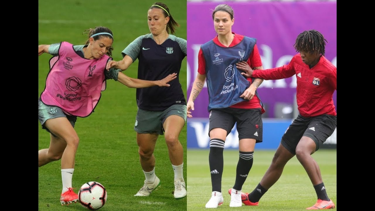 Női BL: így edzett a Lyon és a Barcelona a Groupama Arénában