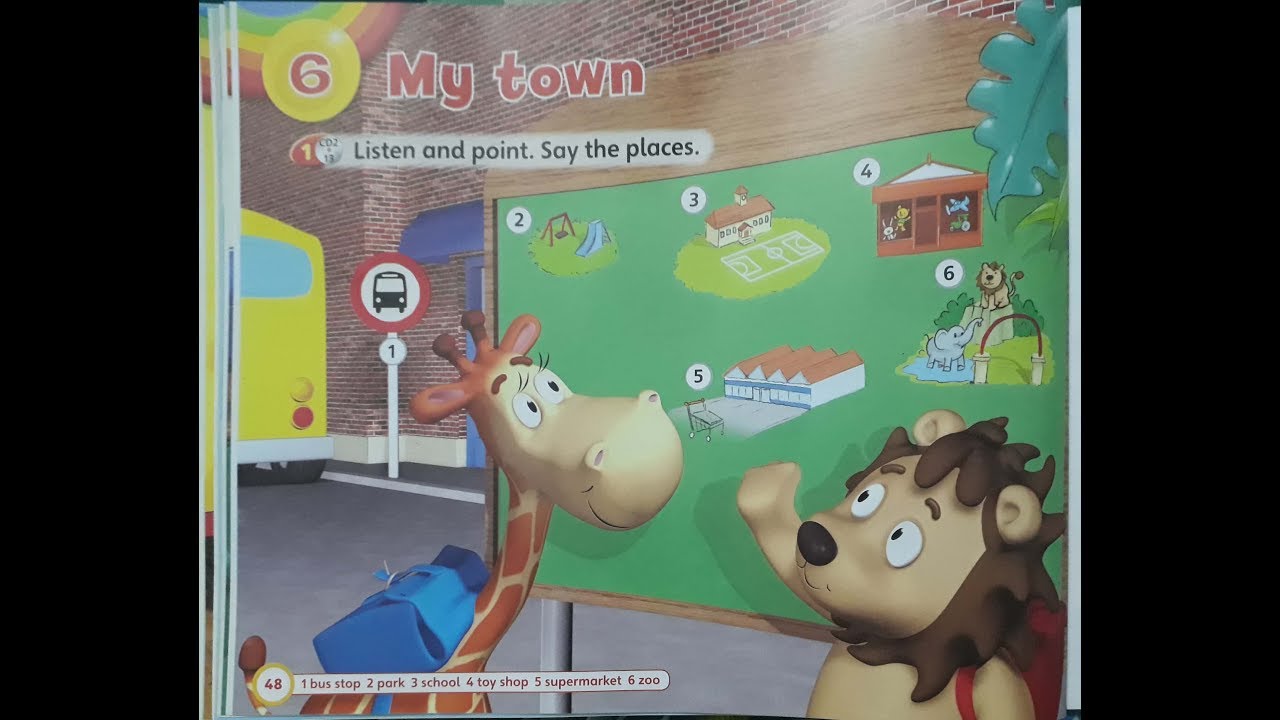 Super safari  -unit 6 -   My town
