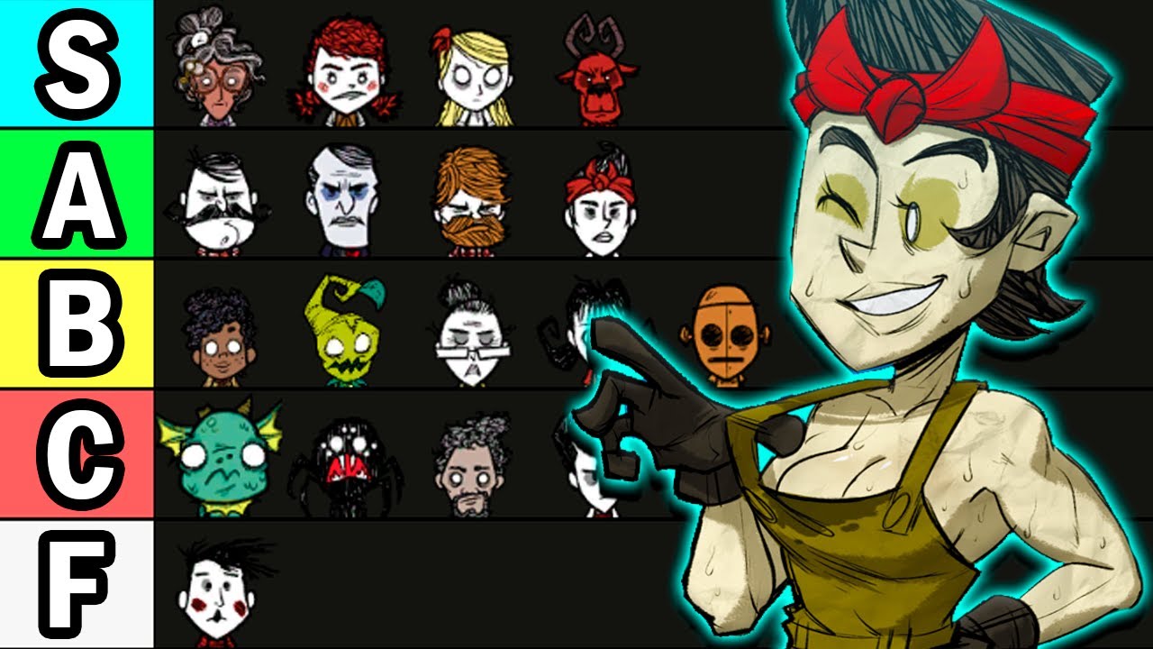 ✅TIER LIST PERSONAJES de DON'T STARVE TOGETHER 2025✅ #dontstarve #dst #2025