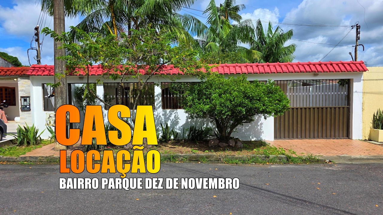 Casa locação no Parque 10, Casa 2 quartos com suíte, próximo da Bola do Mindu, Jardim