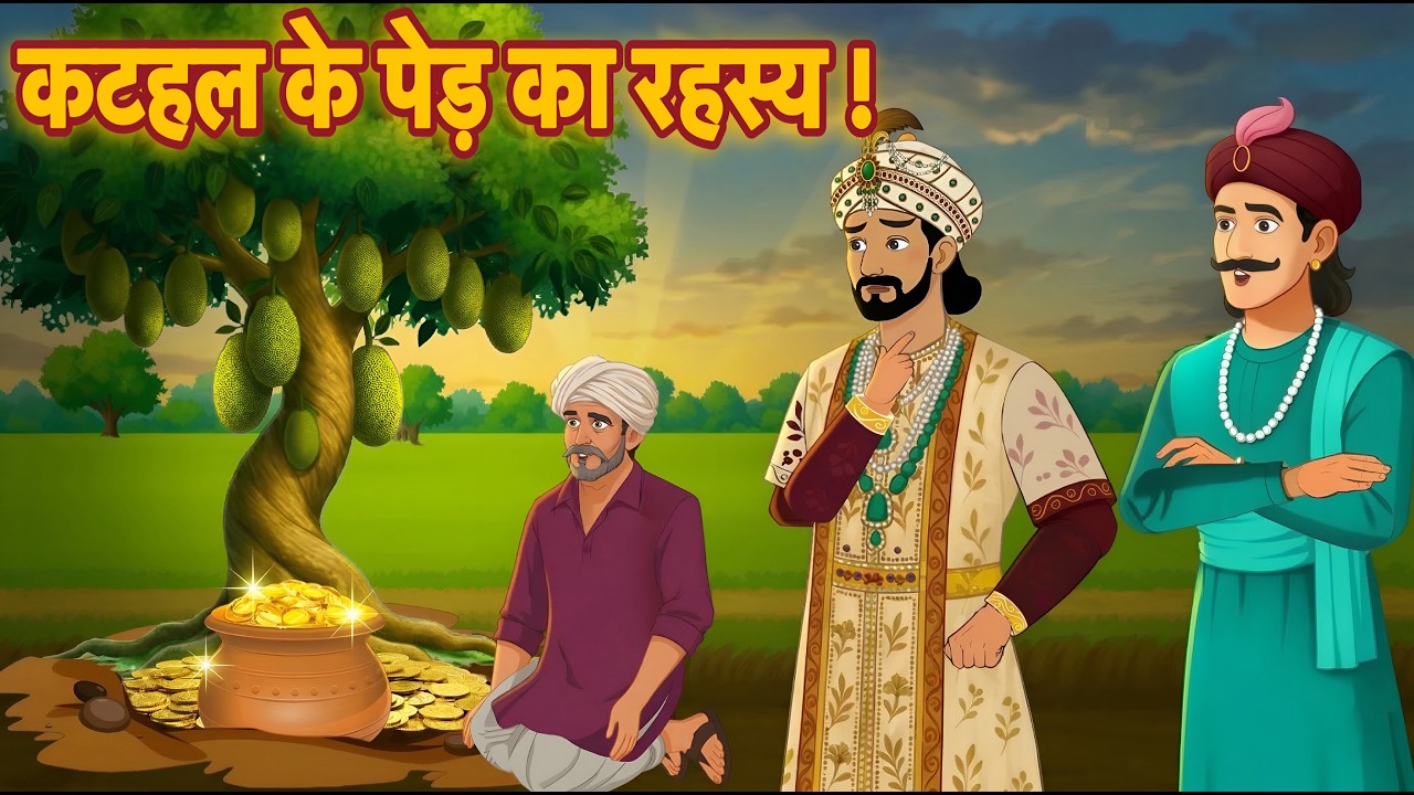 कटहल के पेड़ का रहस्य 😲 | KATHAL KE PED KA RAHASYA | AKBAR BIRBAL KI KAHANI | HINDI KAHANI |