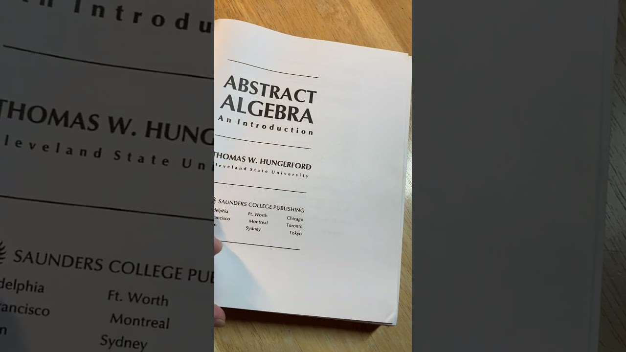Abstract Algebra for Beginners #mathematics #math
