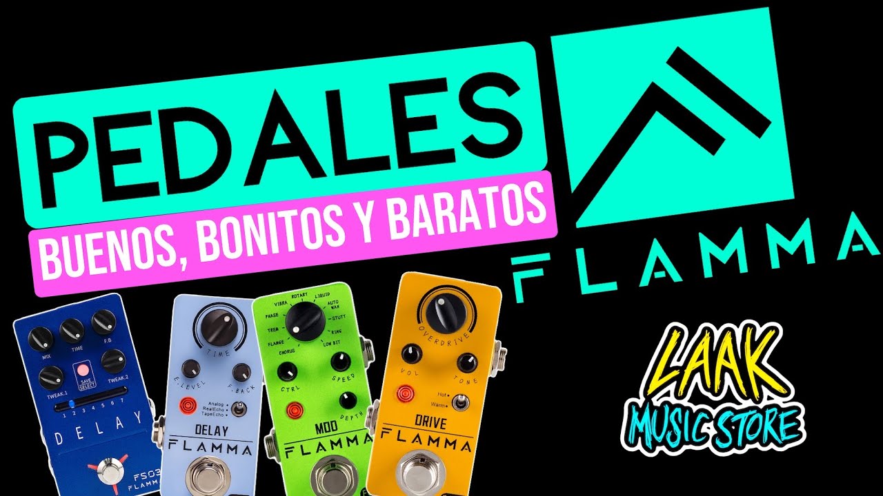 PEDALES FLAMMA 🔥 CALIDAD Y BUEN SONIDO A UN BAJO PRECIO