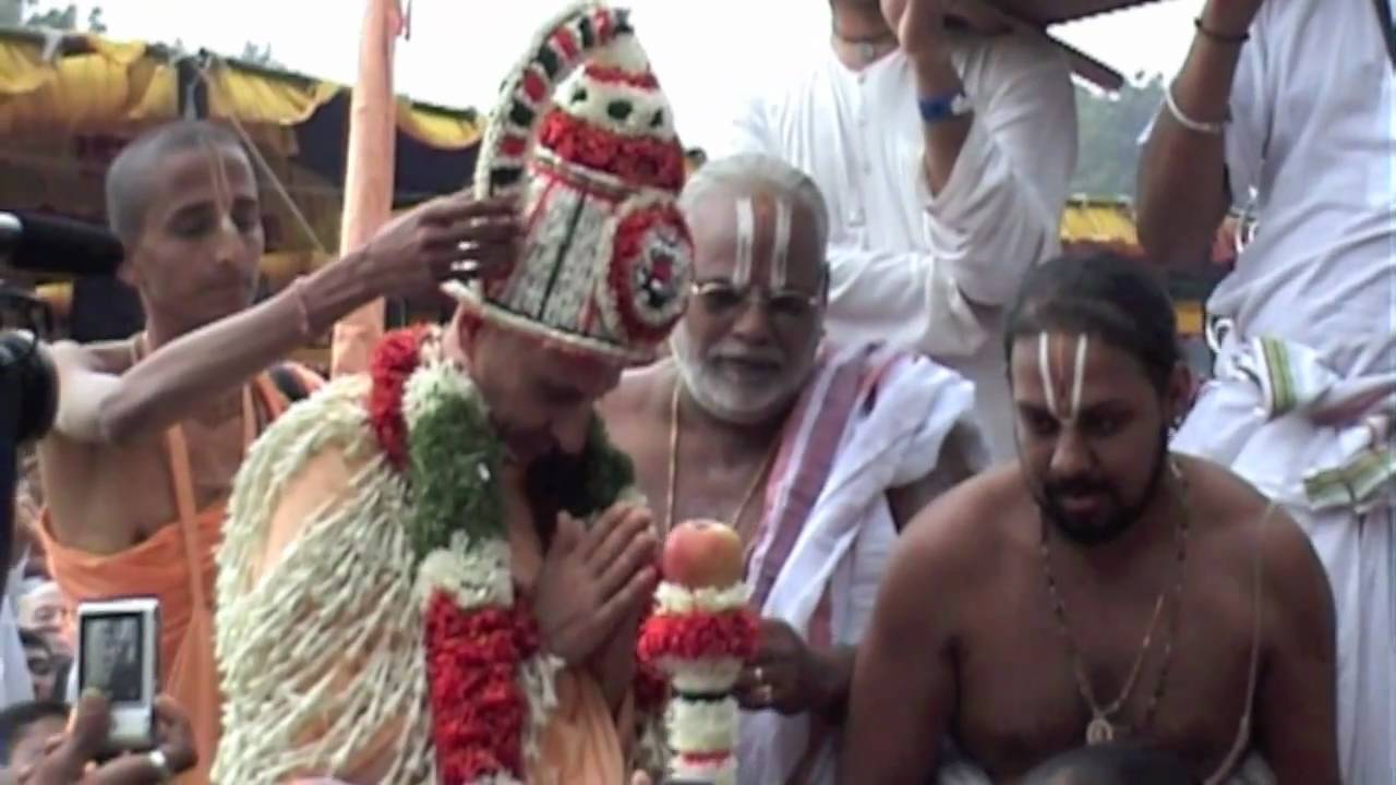 His Holiness Radha Nath Swami Welcoming at Sri Rangam
