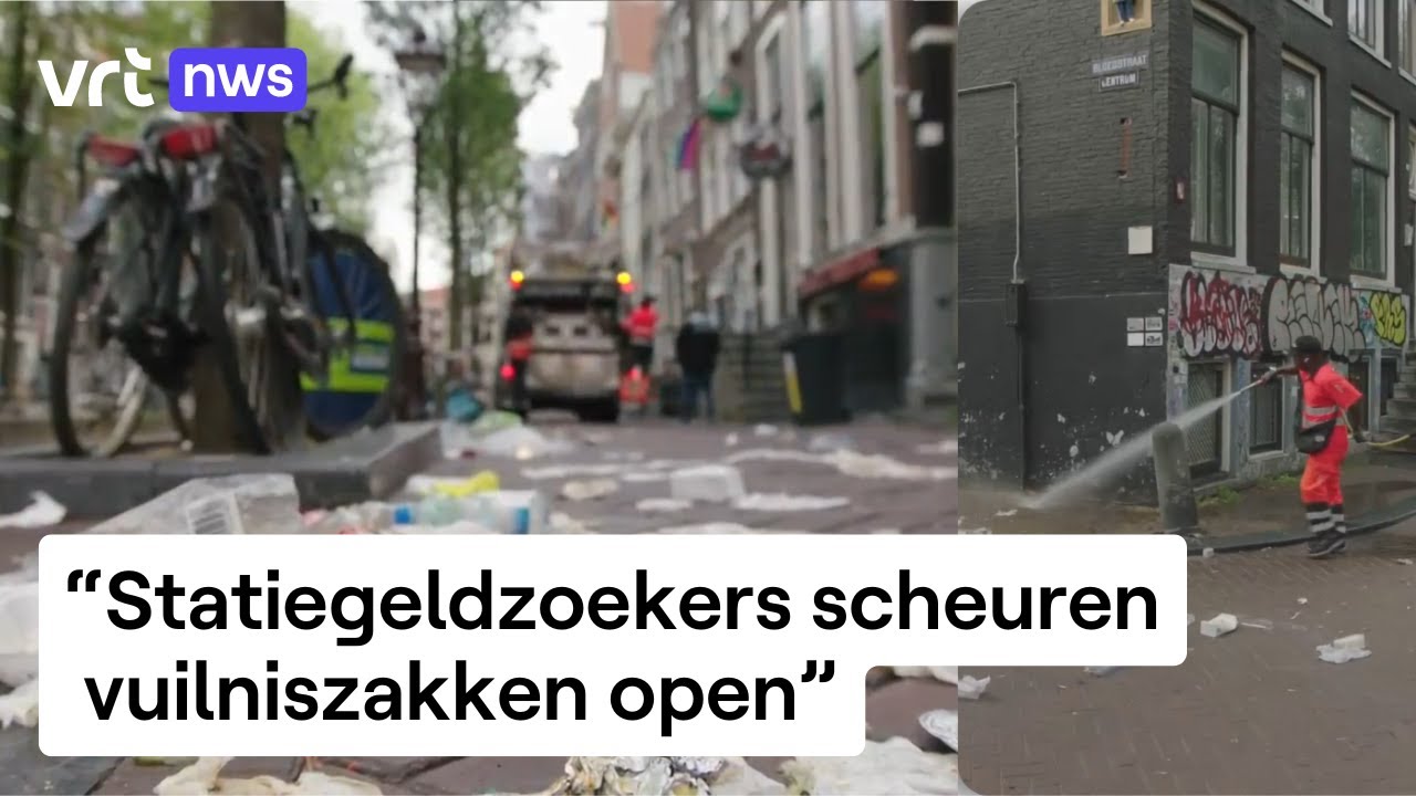 Statiegeld op drankverpakking en toch is het in Amsterdam een zootje