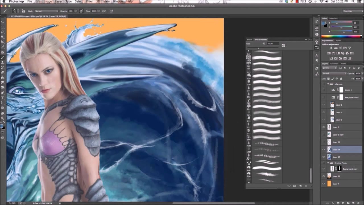 Cospaint Kiani Time Lapse