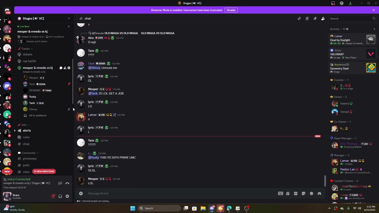 YUSKY VS KJ (Discord Packing)