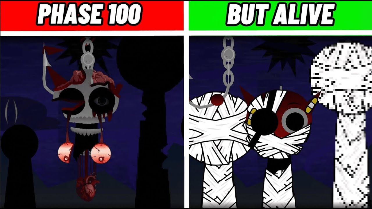 Incredibox Sprunki: Phase 100 or Alive Version: Who do you like more?
