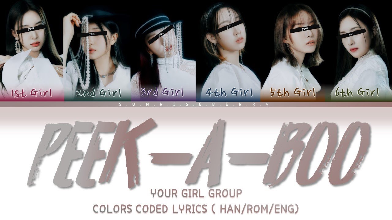 Your Girl Group (6 members) - Red Velvet [Peek -A- Boo] [Color Coded Lyrics HAN/ROM/ENG]