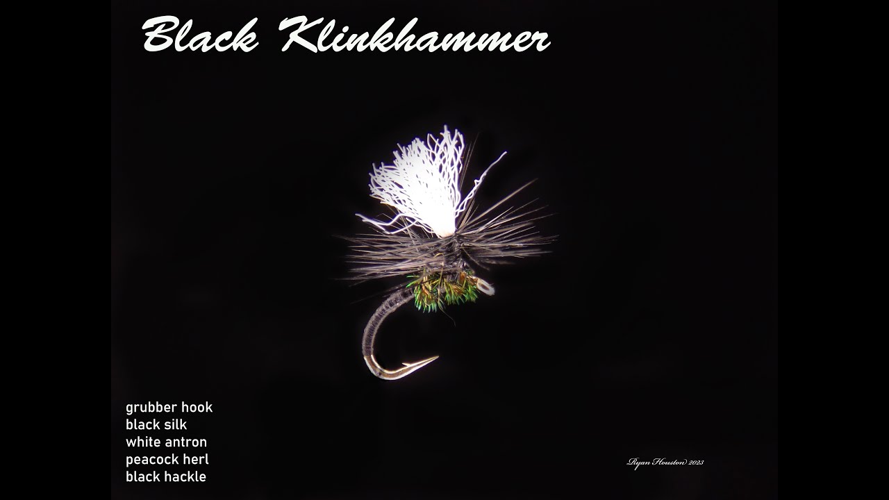 FLY TYING THE BLACK KLINKHAMMER WITH RYAN HOUSTON