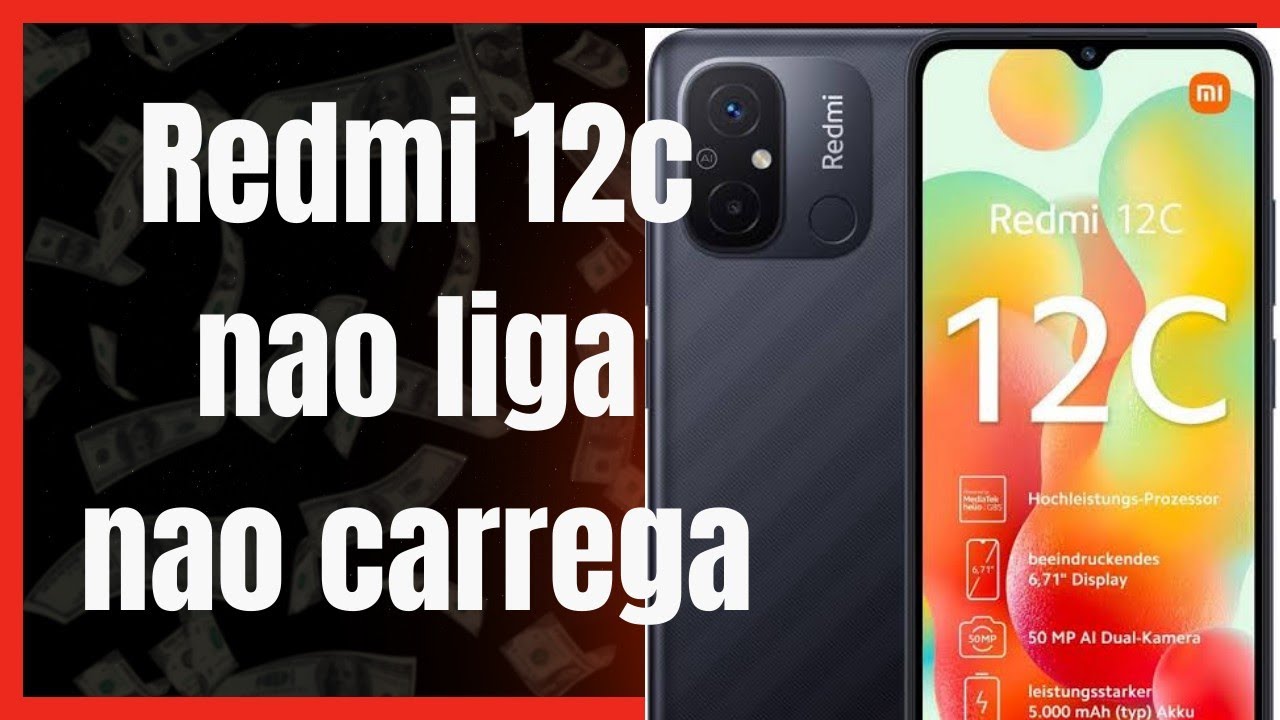 Redmi 12c vibra mas não liga e não carrega