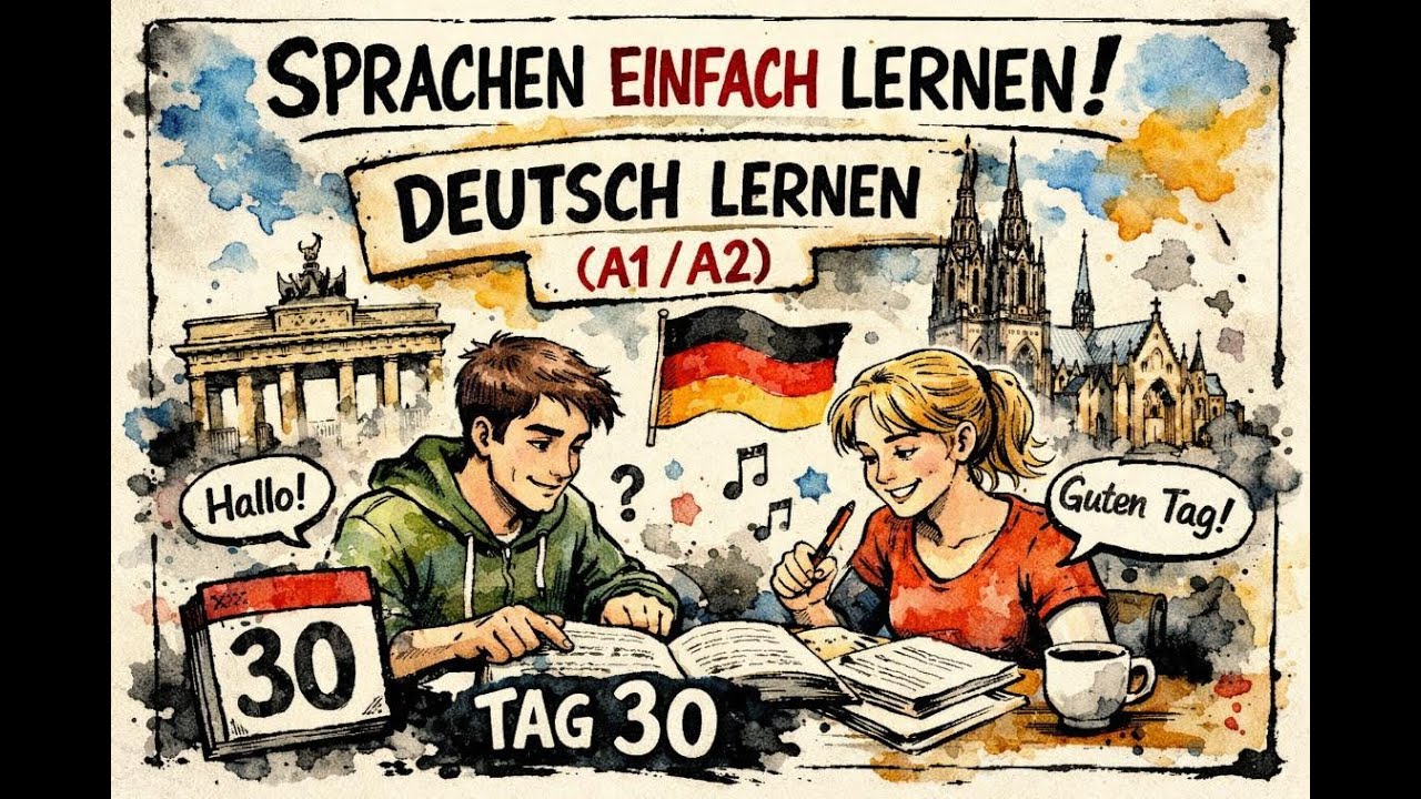 Tag 30 Deutsch lernen A1-A2 