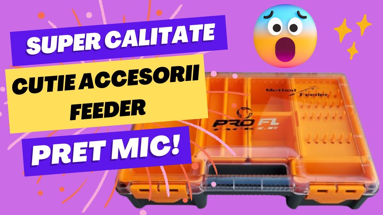 Pro FL Tackle cutie accesorii feeder super calitativă la un preț mic. FL