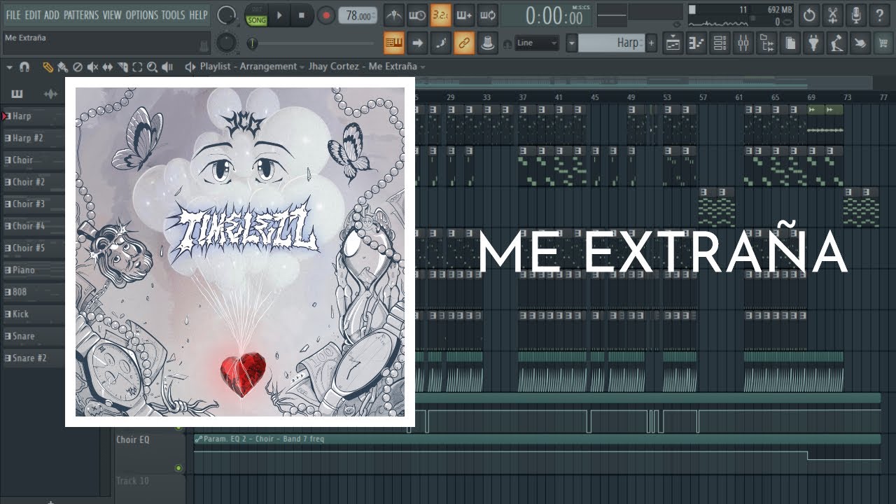 Jhay Cortez - Me Extraña (FL Studio 20 Instrumental Remake - FREE FLP)