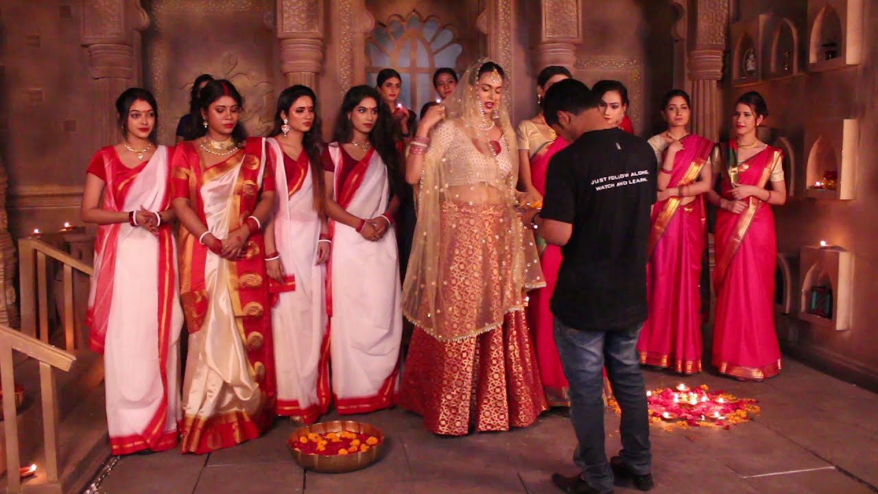 MD Iqbal Ahmad while directing Diwali Promo 2018 for @AnushthaProductions | Film Studio | Mumbai