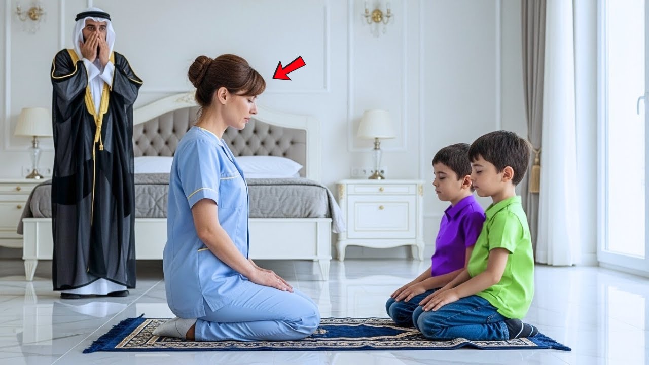 ARAP MILYARDER HABERSIZCE EVE GELDI VE TEMIZLIKÇISINI ÇOCUKLARIYLA GÖRDÜ... GÖRDÜKLERI ONA AŞIK ETTI