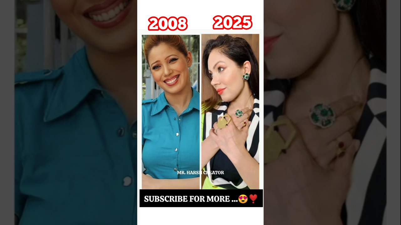 Most Viewed Tmkoc 2008 🆚 2025 Characters ❣️😍 #shorts #youtube #tmkoc #jethalal #2025