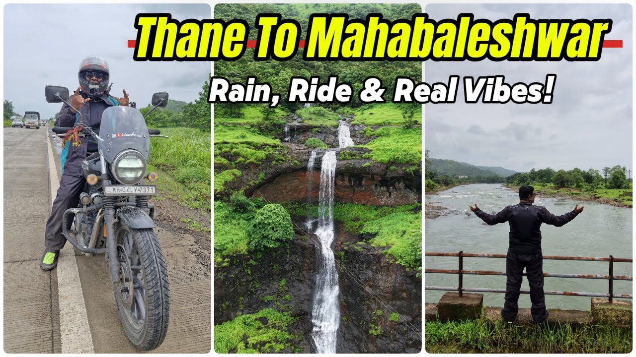 🌧️ Foggy Western Ghats Ride  | Thane to Mahabaleshwar 🌧️