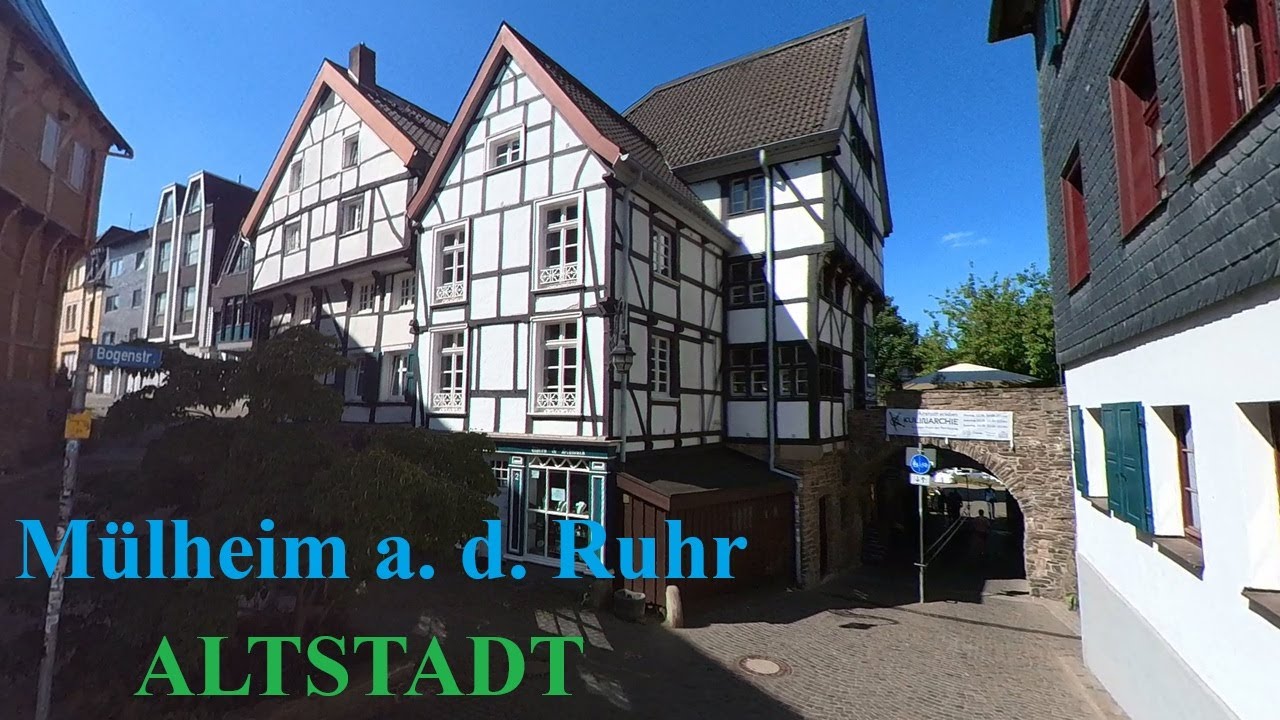 Das Ruhrgebiet zu Fuß: Walking Mülheim an der Ruhr ( Mölm ) Altstadt
