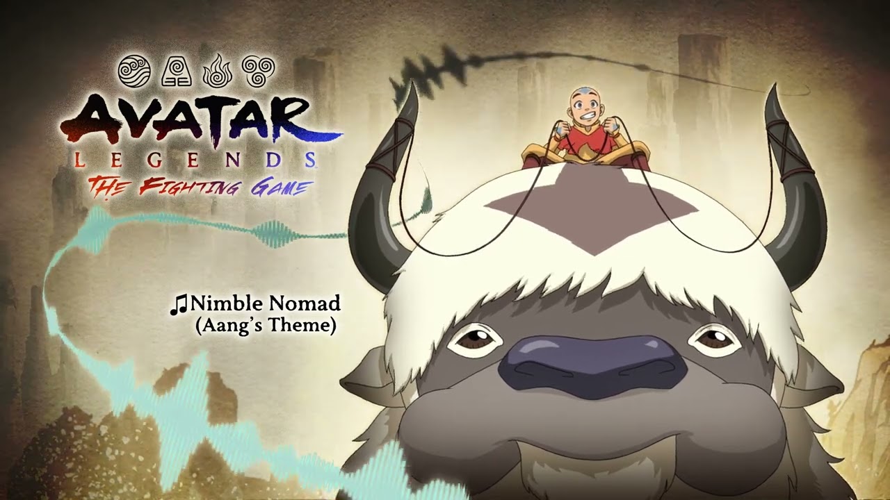 🎵 Nimble Nomad (Aang's Theme) 🎵 (Avatar Legends: The Fighting Game)