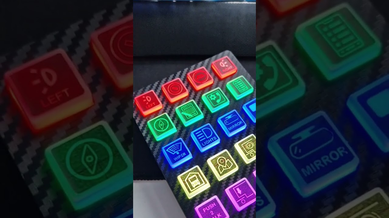 ETS2 Button Box with Icons just for Euro Truck